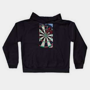 Darts Triple Bullseye Kids Hoodie